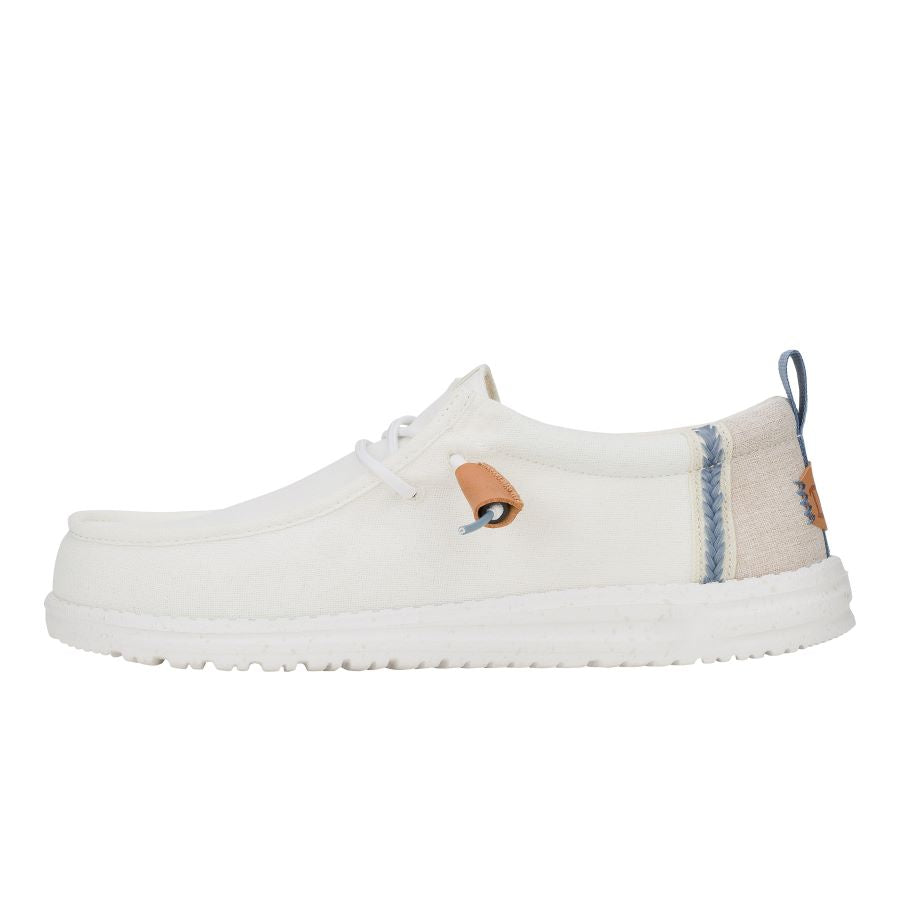 Wally Craft Linen - White/Stone Grey