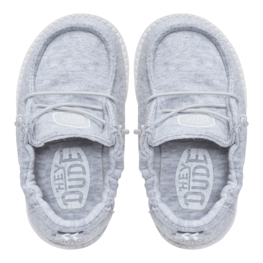 LilDude Slip On Stretch Jersey - Light Grey