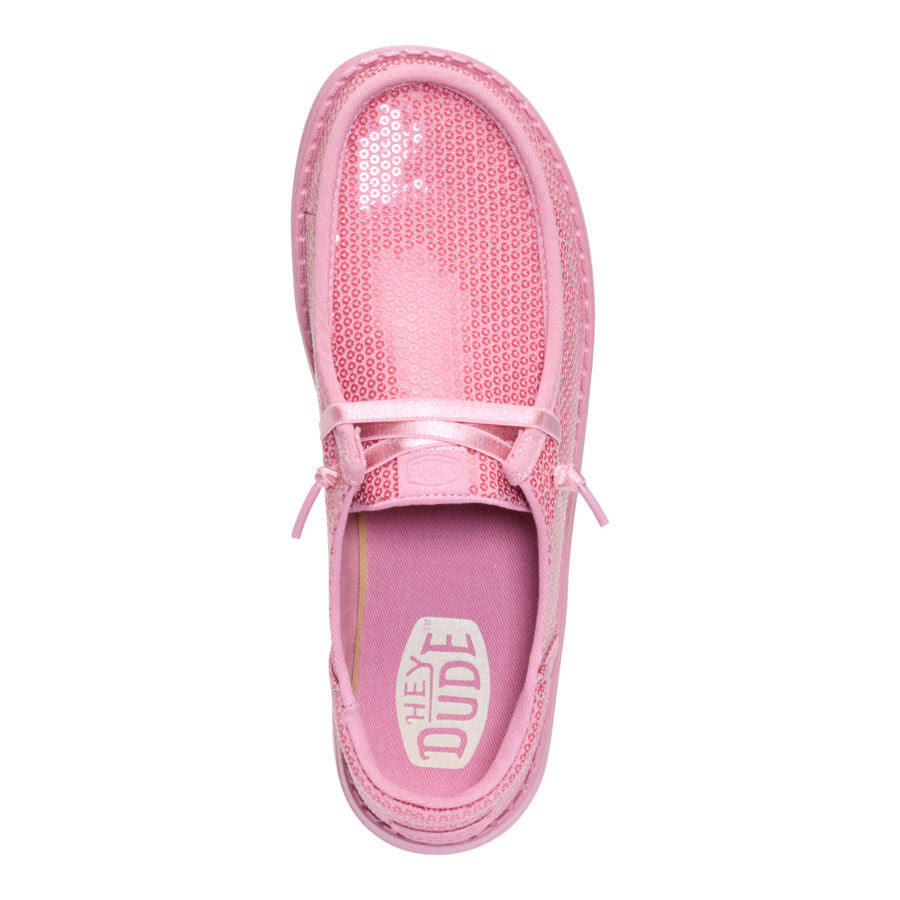 Wendy Funk Mono Sequin - Foxglove Pink