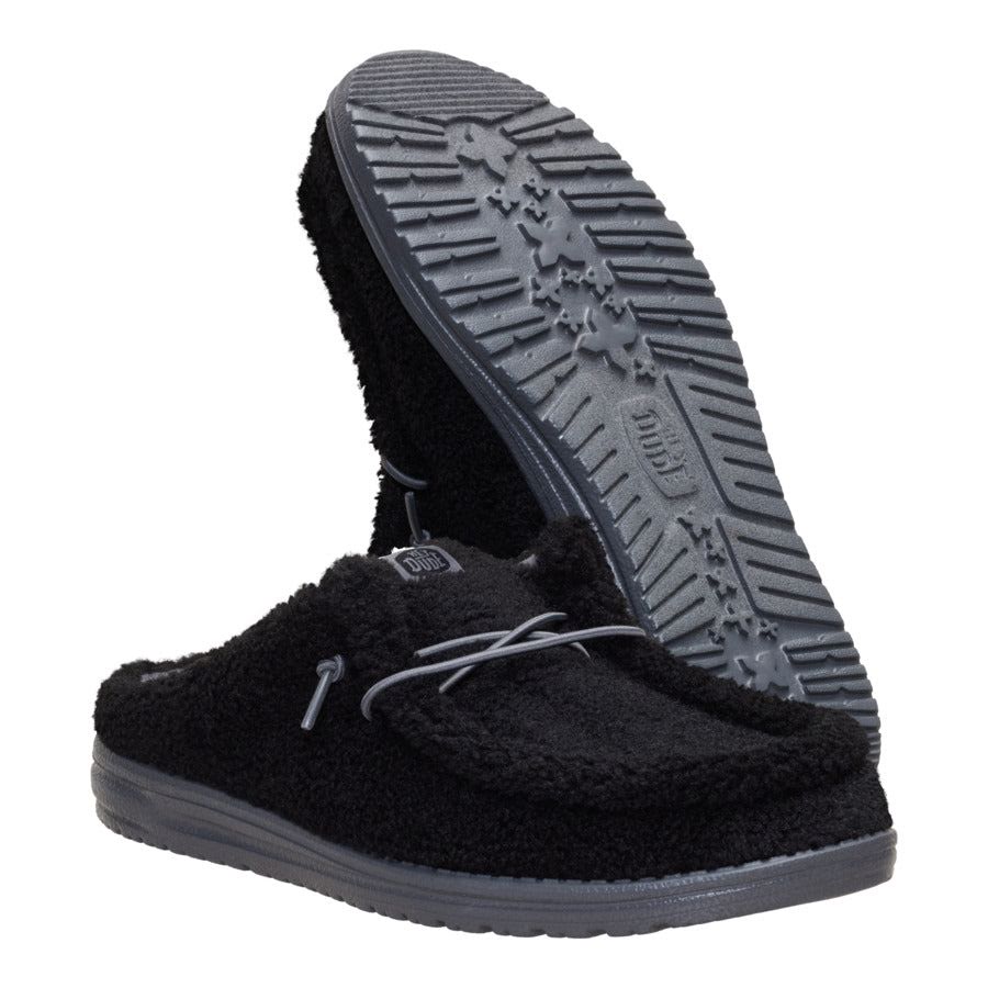 Wally Slip Sherpa - Black