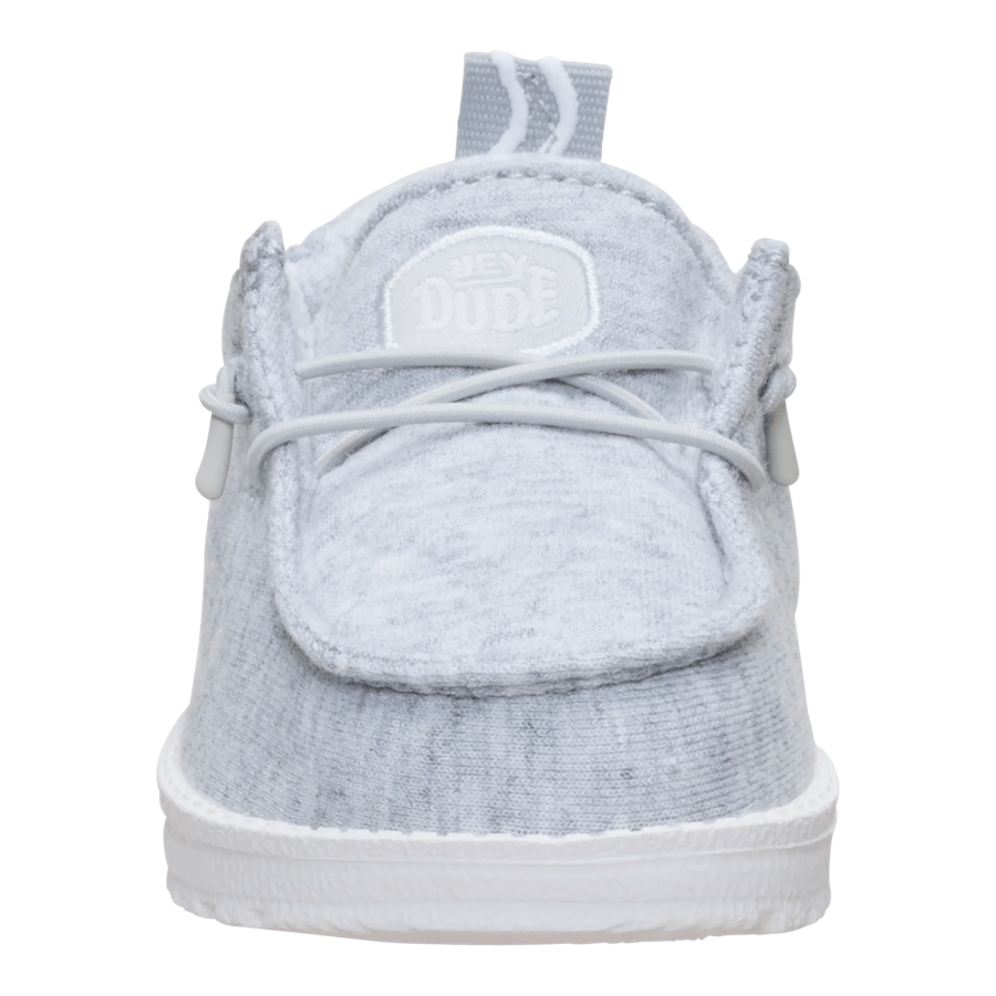 LilDude Slip On Stretch Jersey - Light Grey