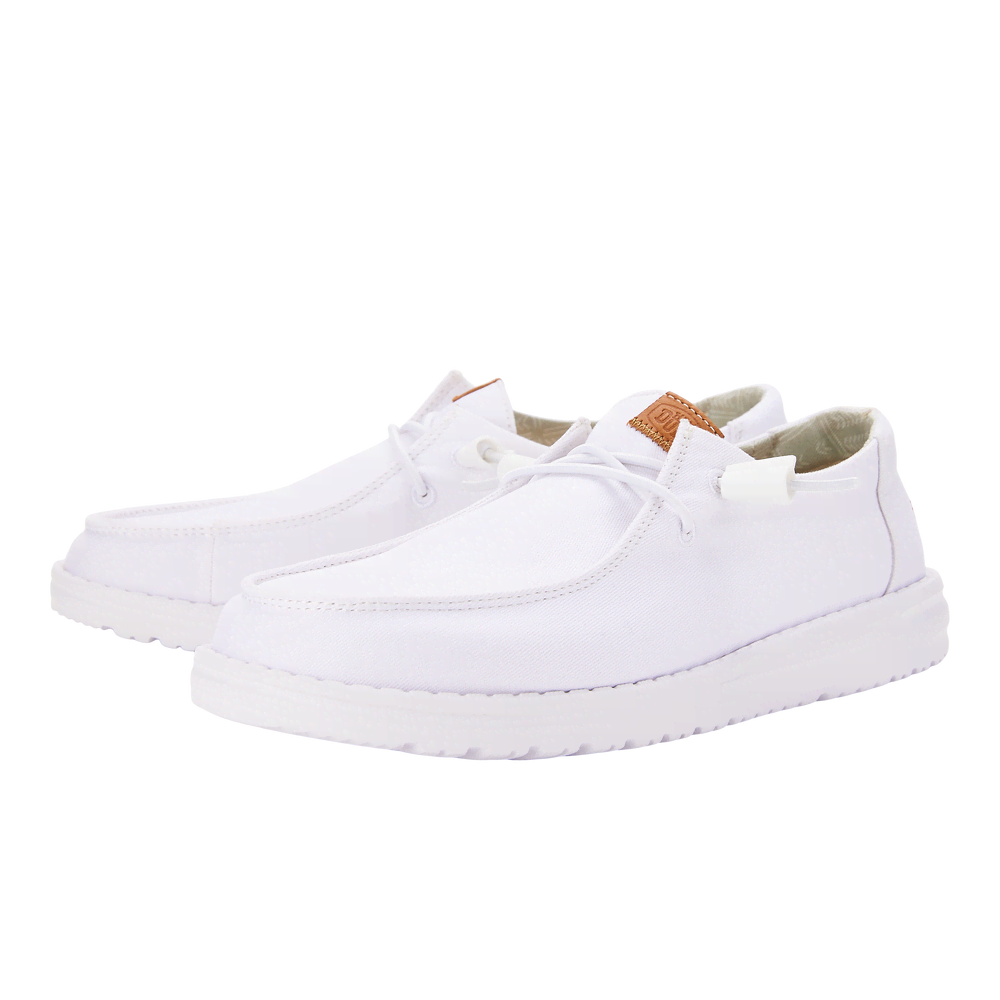 Wendy Stretch Canvas Wide - White