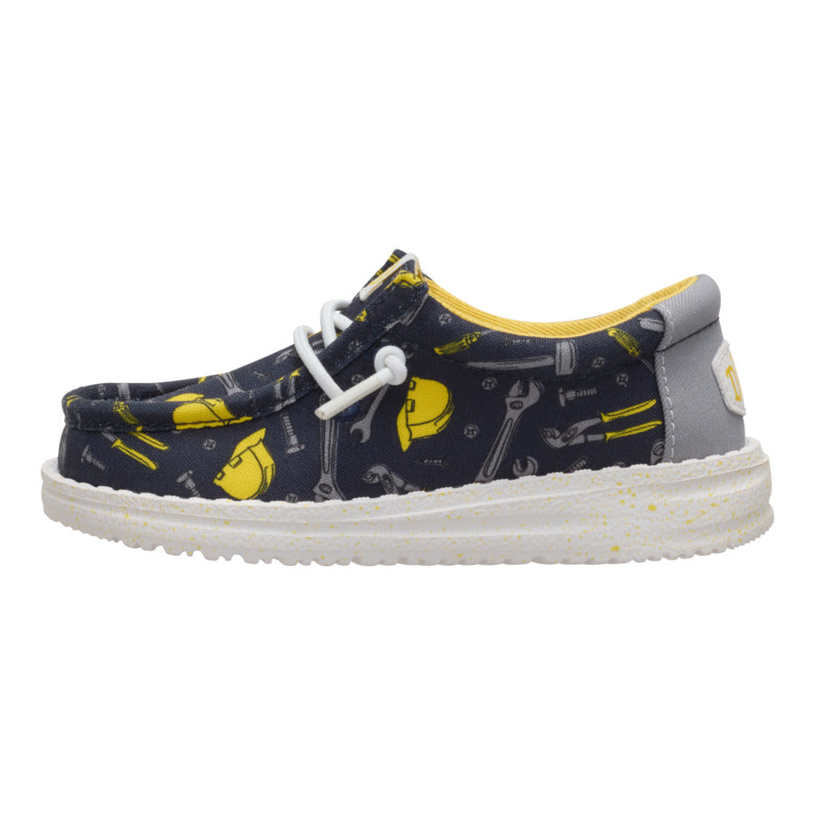 Wally Toddler Construction - Navy/Multi