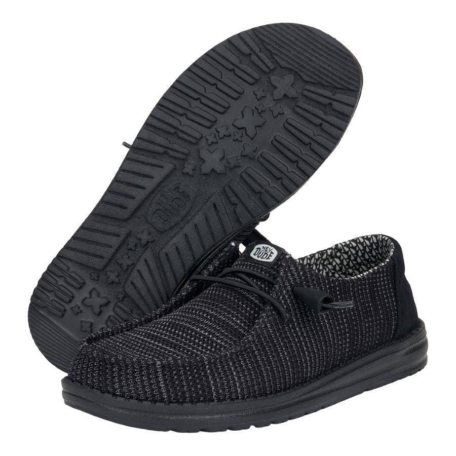 Wendy Stretch Sox Wide - Black/Black