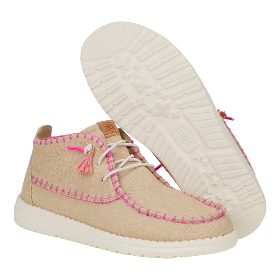 Wendy Mid Perf Canvas - Irish Cream