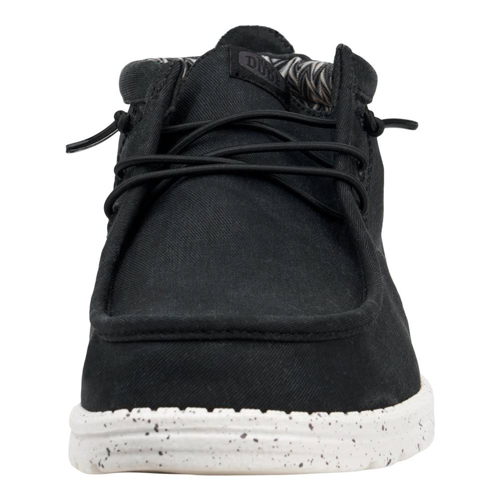 Wally Mid Canvas - Black/White