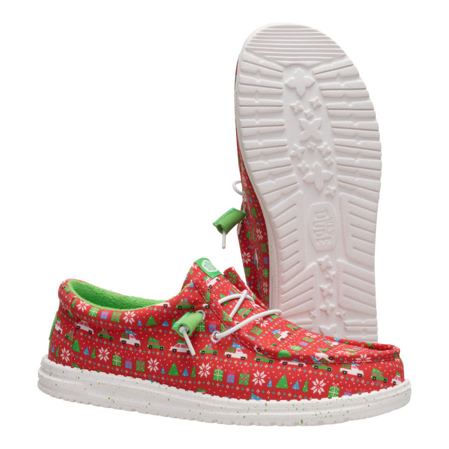Wally Holiday Sweater - Red/Green/Multi