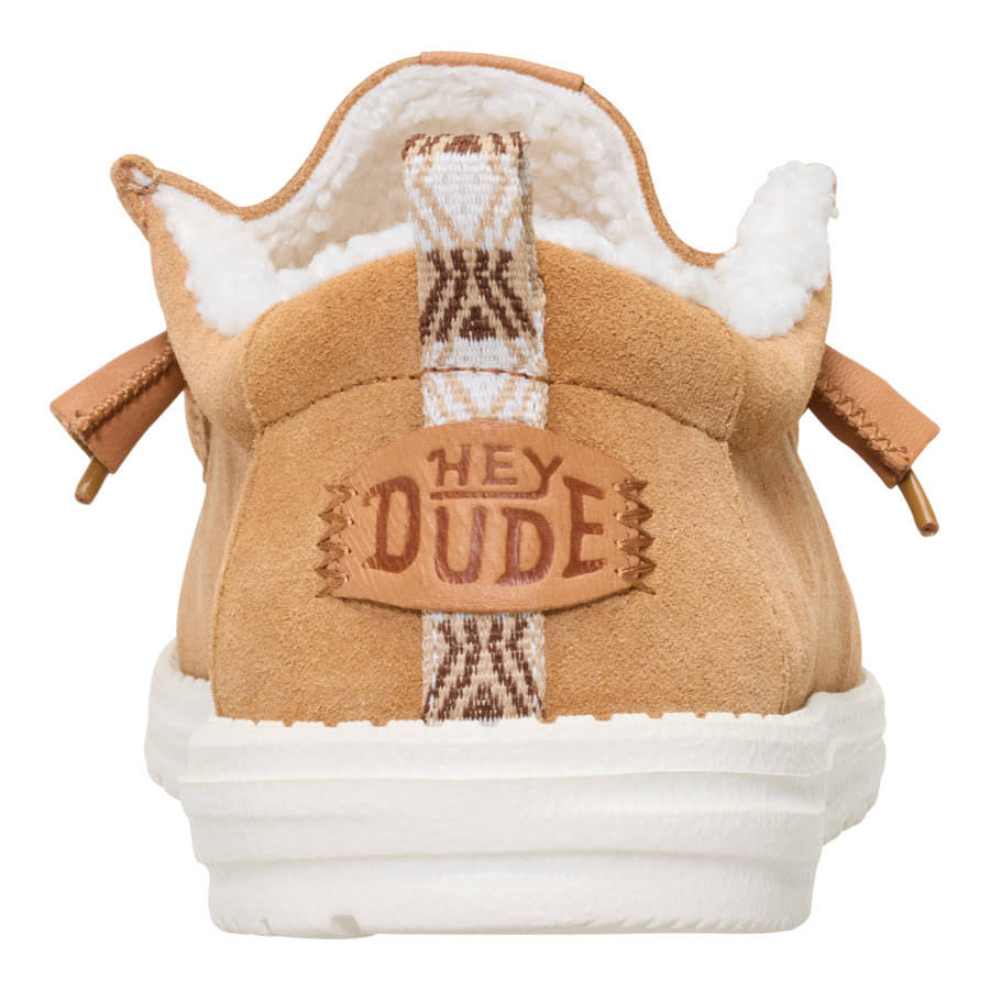 Wally Suede Shearling - Lion Orange/Multi