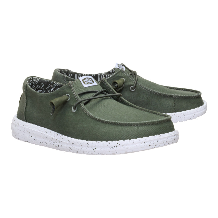 Wendy Stretch Canvas - Deep Green