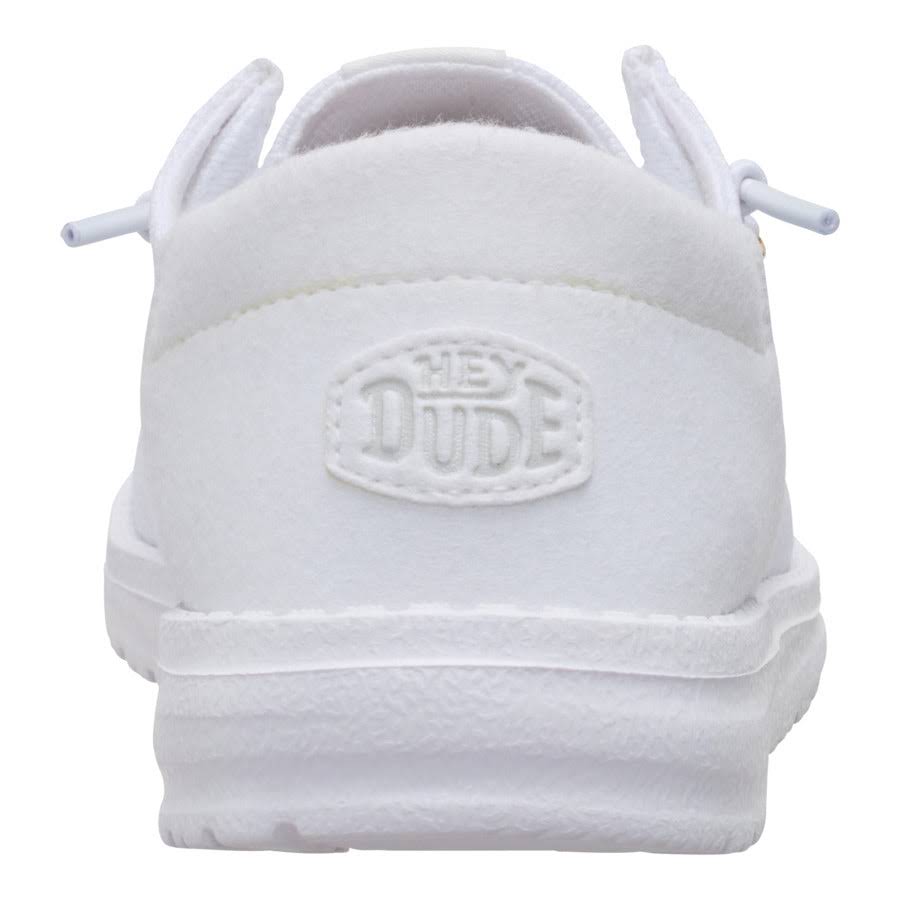 Wendy Funk Mesh Shoelry - White