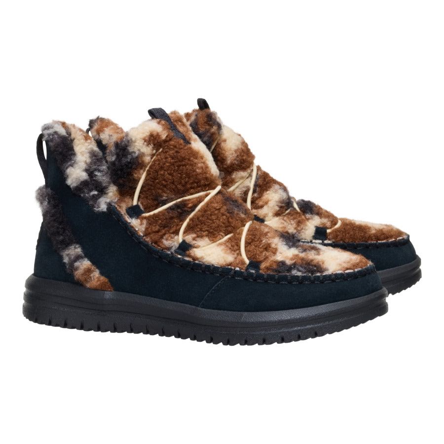 Camden Suede Cozy - Black Multi/Black