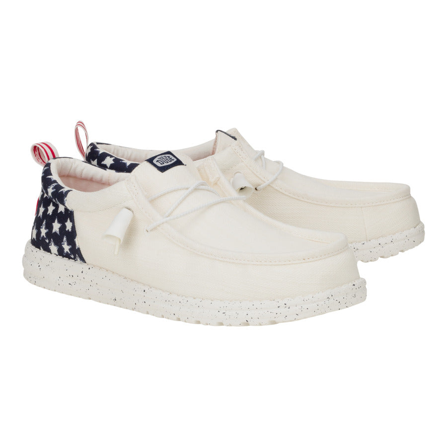 Wally Funk Americana Stars - White/Navy Blazer