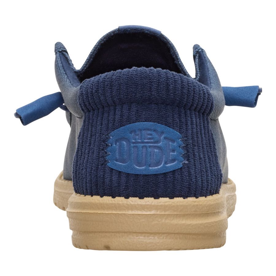 Wally Waxed Casual - Navy