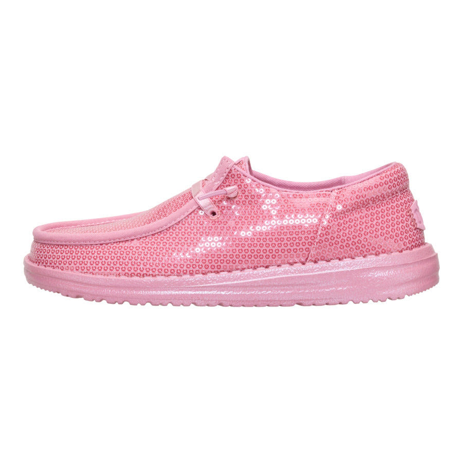 Wendy Funk Mono Sequin - Foxglove Pink