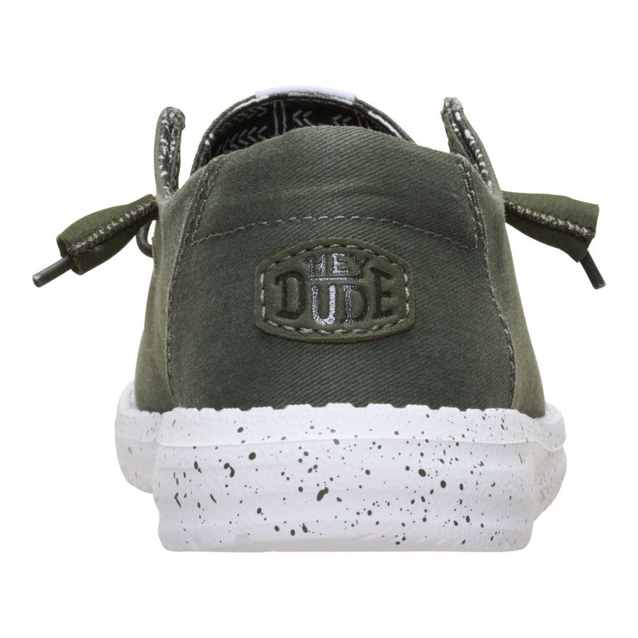 Wendy Stretch Canvas - Deep Green