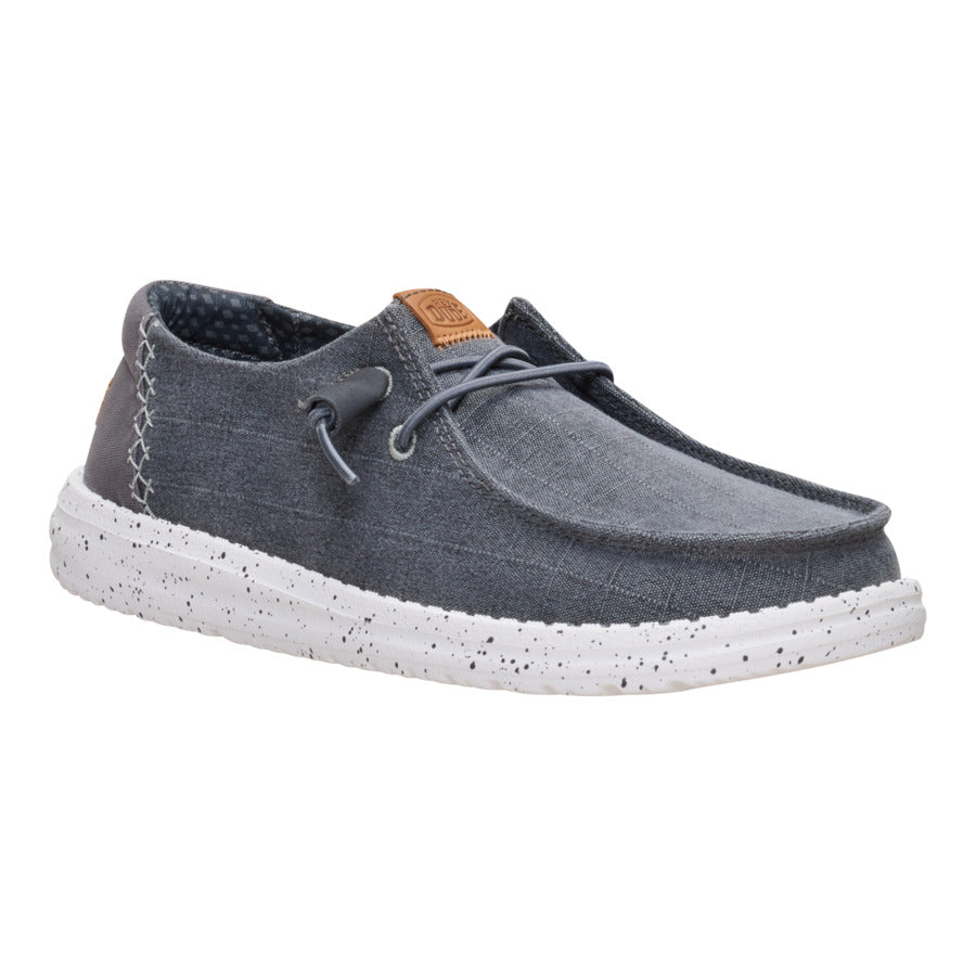 Wendy Chambray Grid - Charcoal