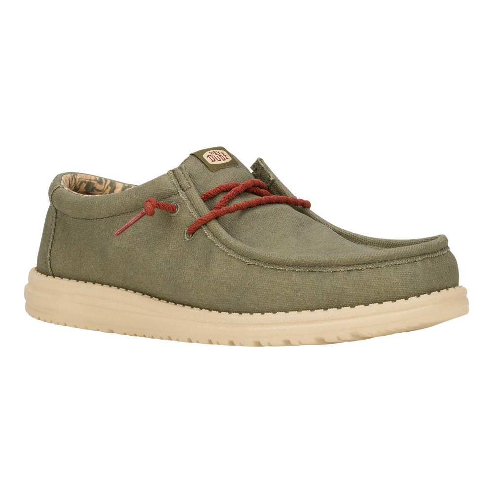 Wally Waxed Canvas Olive