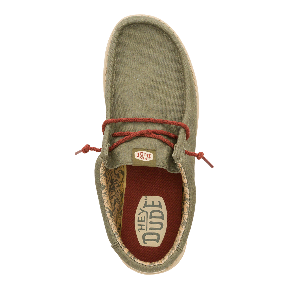 Wally Waxed Canvas Olive