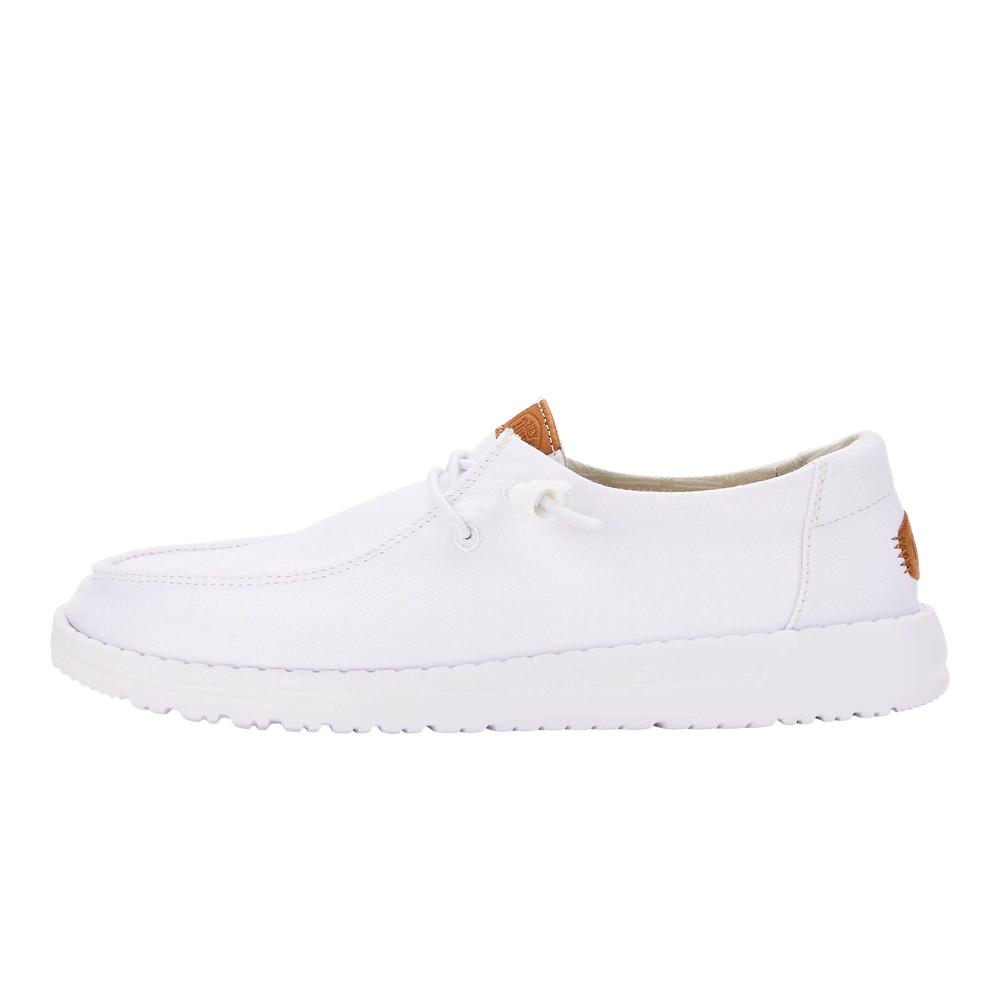 Wendy Stretch Canvas Wide - White