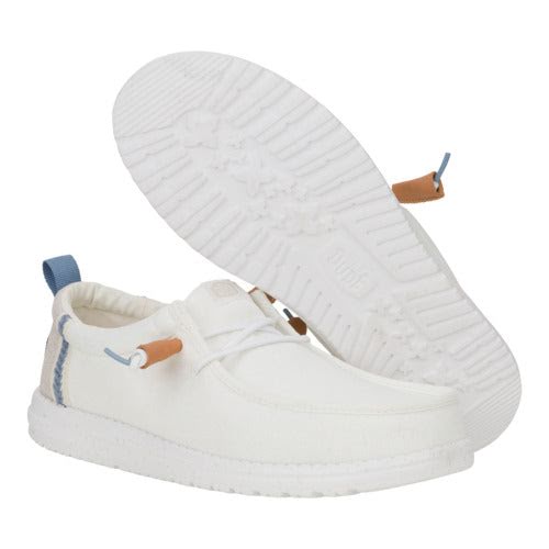 Wally Craft Linen - White/Stone Grey