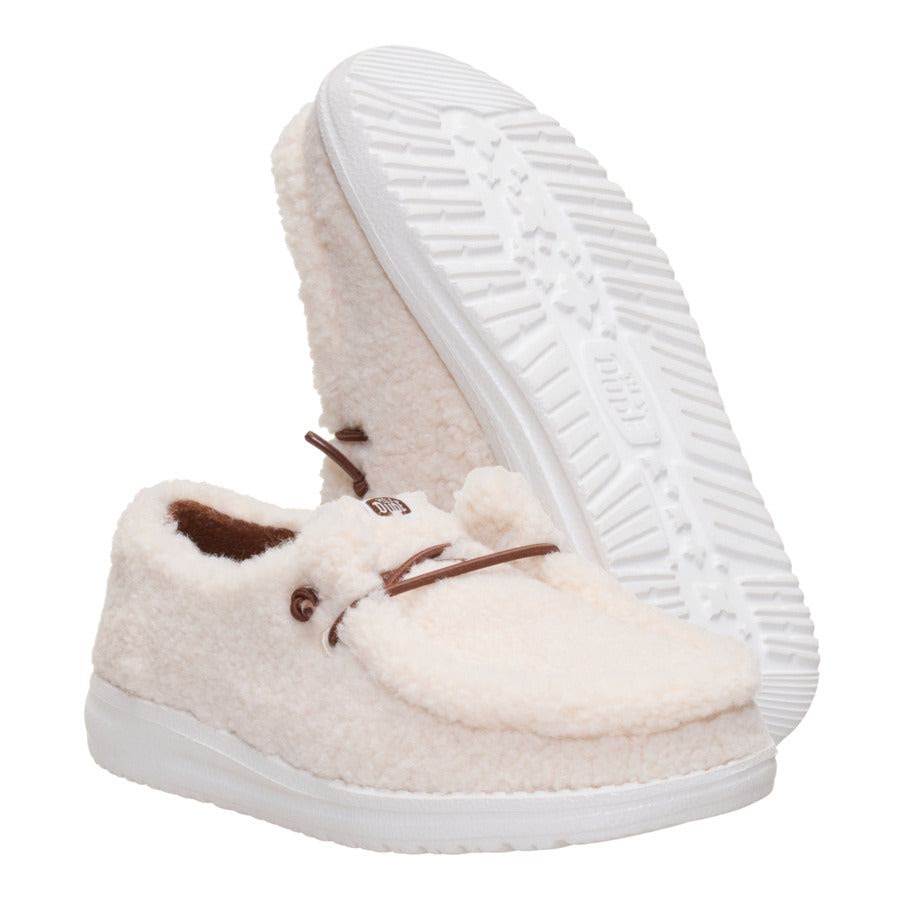 Wendy Youth Sherpa Cocoa - Wood Ash