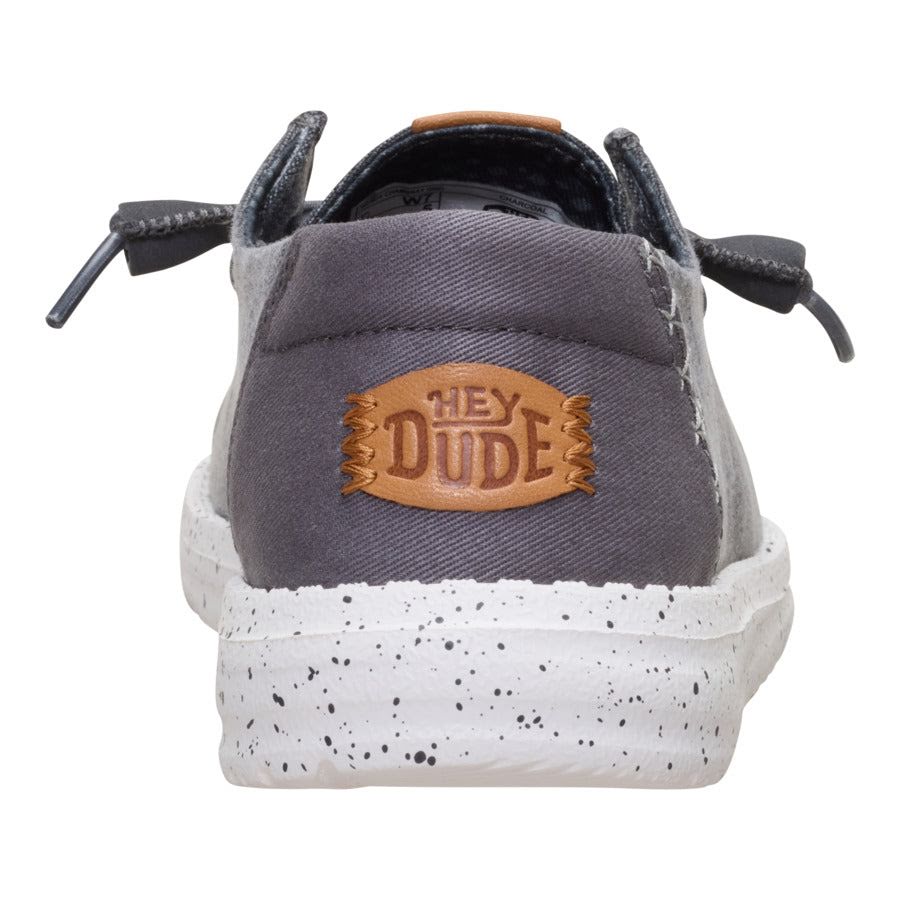 Wendy Chambray Grid - Charcoal