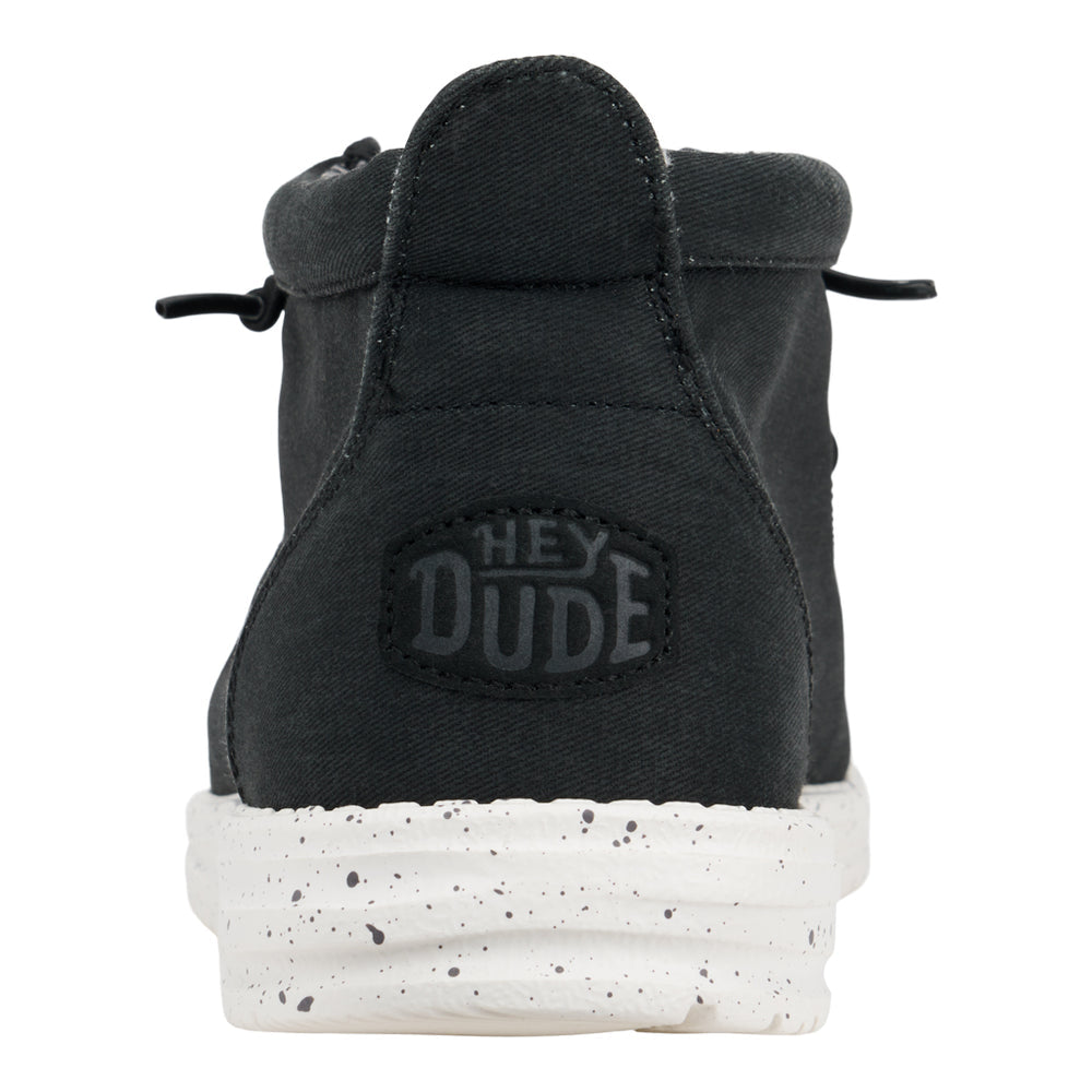 Wally Mid Canvas - Black/White