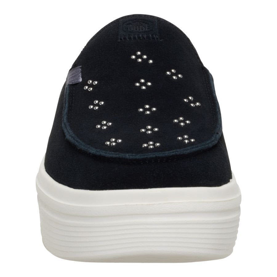 Austin Lift Suede Stud - Black