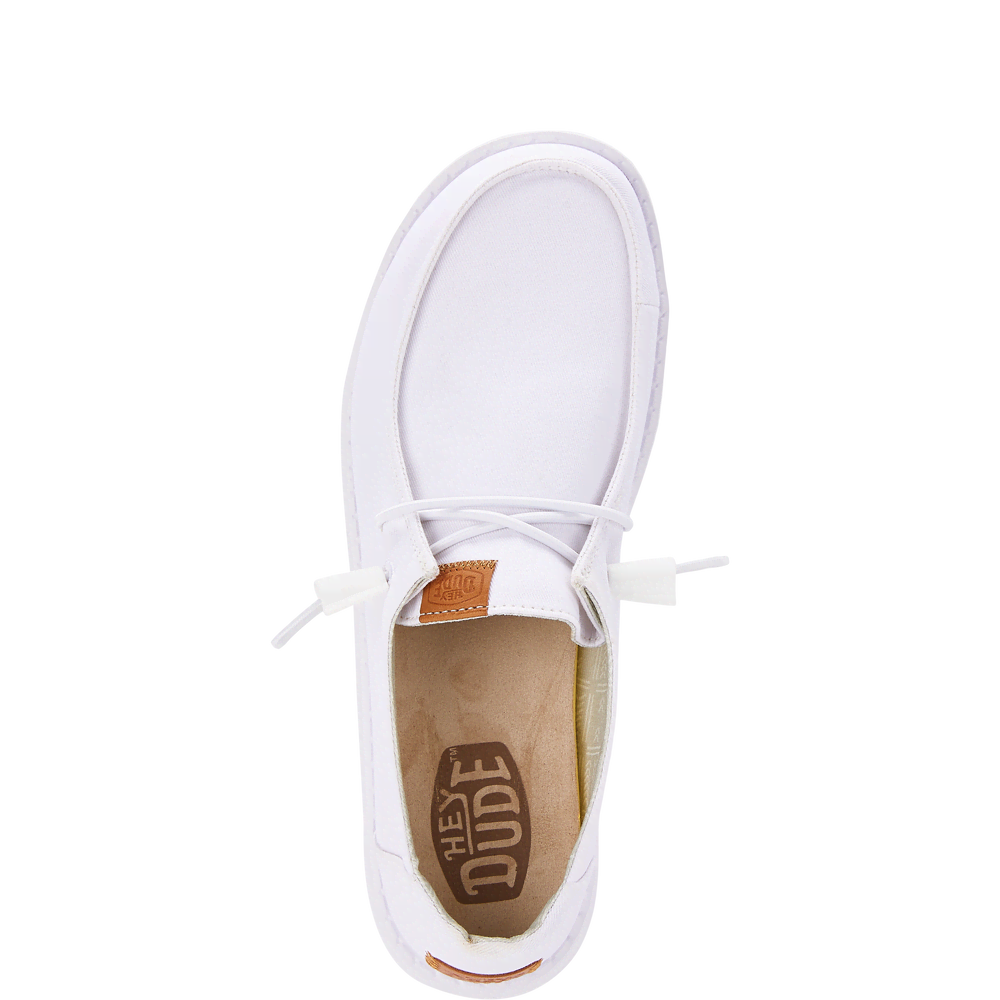 Wendy Stretch Canvas Wide - White