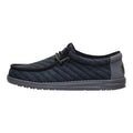 Wally Washed Quilt - Black/Grey