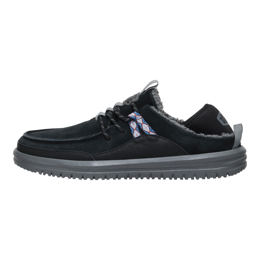 Bradley Blipper Suede - Black/Smoke Grey
