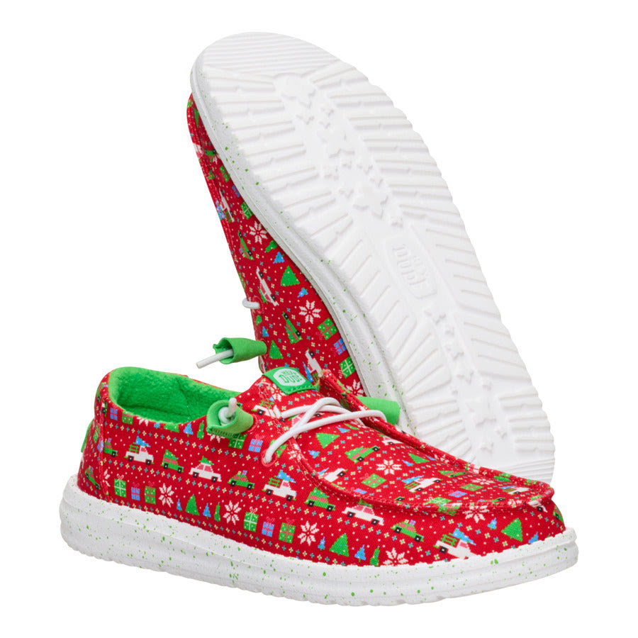 Wendy Holiday Sweater - Red/Green